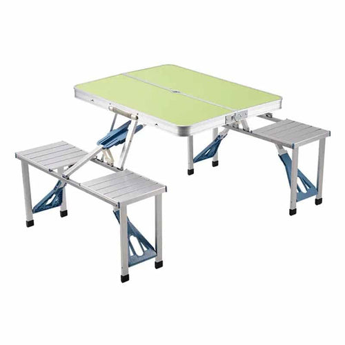 Շարժական ծալովի սեղան ՝ պիկնիկի աթոռներով Aluminium Picnic Table BB