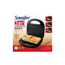 Սենդվիչ պատրաստող սարք 3-ը 1-ում SONIFER SF-6113 EE