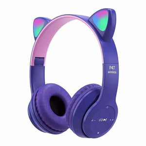 Bluetooth ականջակալ Cat Ear P47M BB