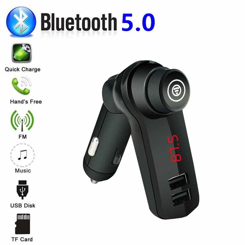 Մեքենայի Bluetooth մոդուլատոր 2 USB պորտով G27 BB