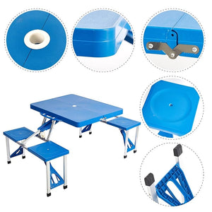 Портативный складной стол со стульями для пикника Алюминиевый стол для пикника BB