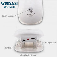 Աչքերի պաշտպանության ծալովի LED լամպ Weidasi WD-6038 BB սենսորային կառավարմամբ
