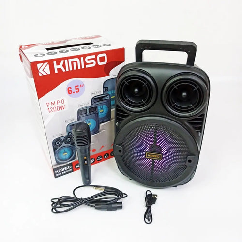 Bluetooth դինամիկ ՝ միկրոֆոնով և հեռակարավարման վահանակով Kimiso KMS-3381 BB