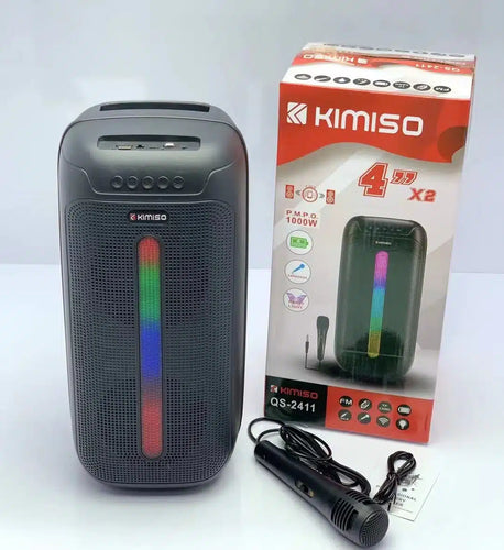 Bluetooth դինամիկ ՝ միկրոֆոնով և հեռակարավարման վահանակով KIMISO QS-2411