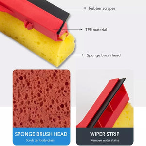Ապակի մաքրման միջոց 2-1-ում Windows Wiper With Sponge BB