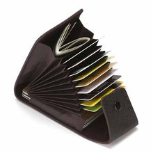Кожаный кошелек для организации пластиковых карт