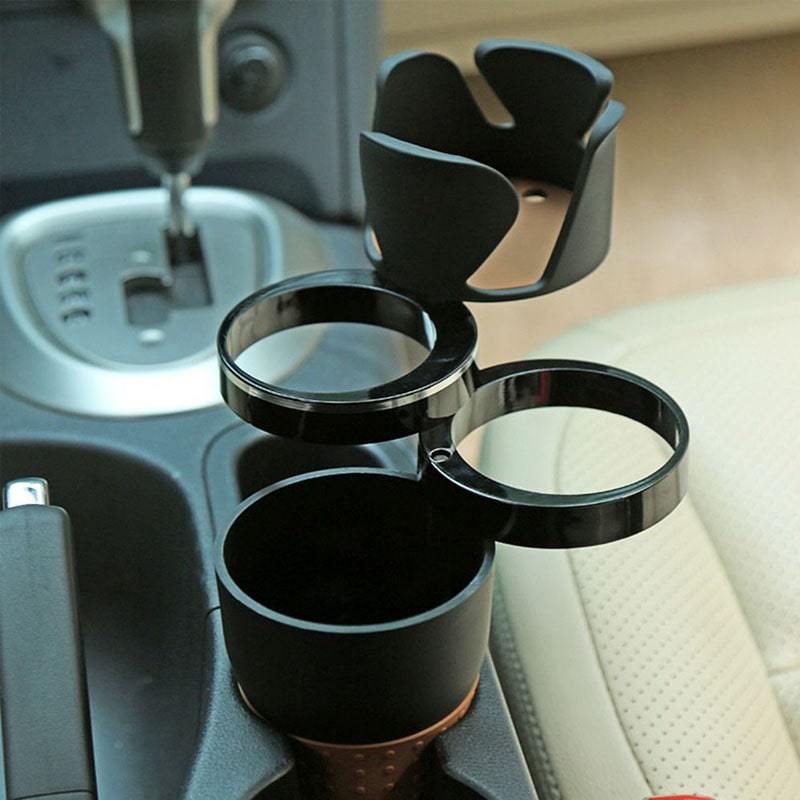 მანქანის მულტიფუნქციური მოწყობილობა 5-1 ში Auto Multi cup Holder SB-1088 Brown